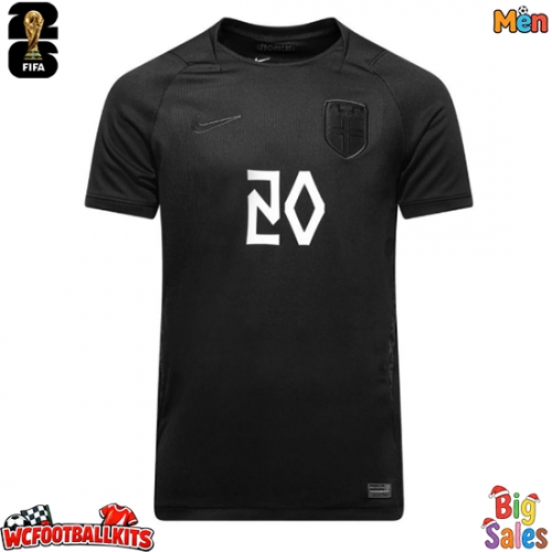 Norway Antonio Nusa #20 Replica Away Stadium Shirt World Cup 2026 Short Sleeve